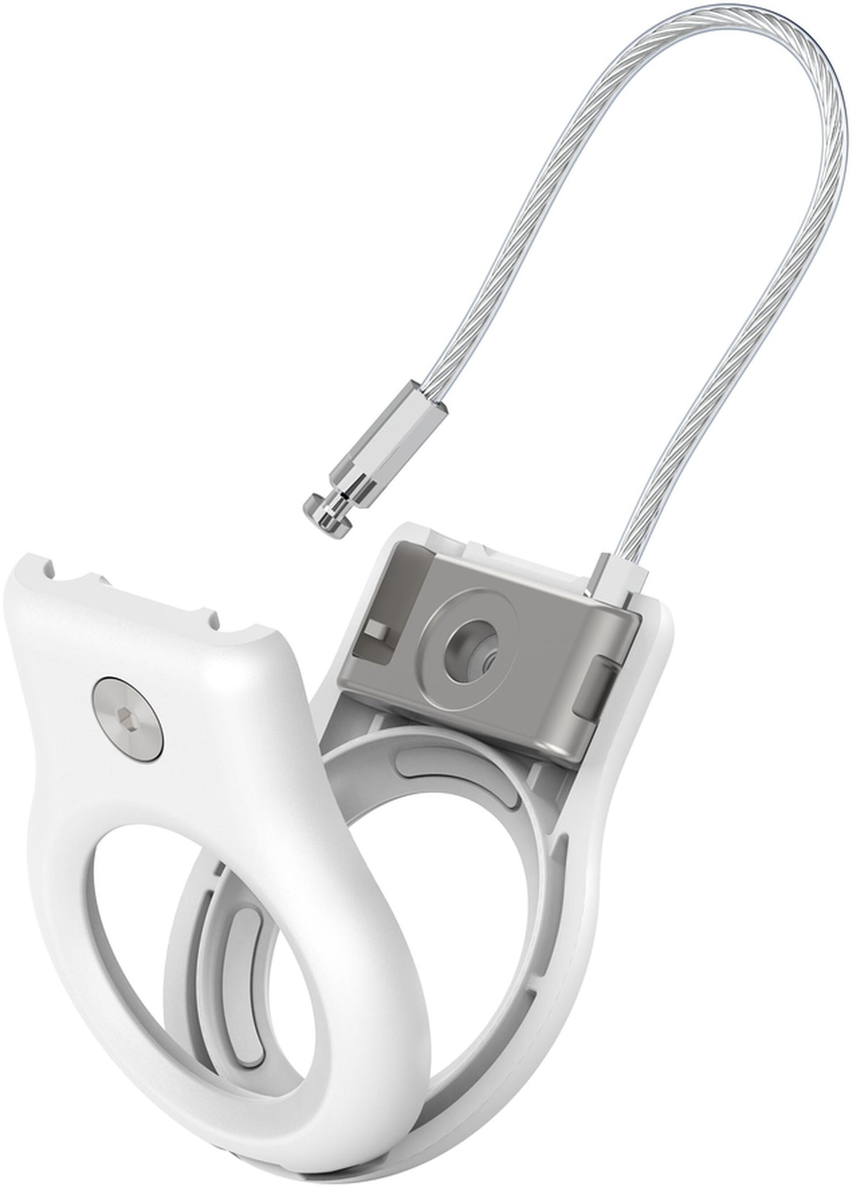 Belkin Wire Cable-fodral för Apple AirTag, Vit MSC009btWH