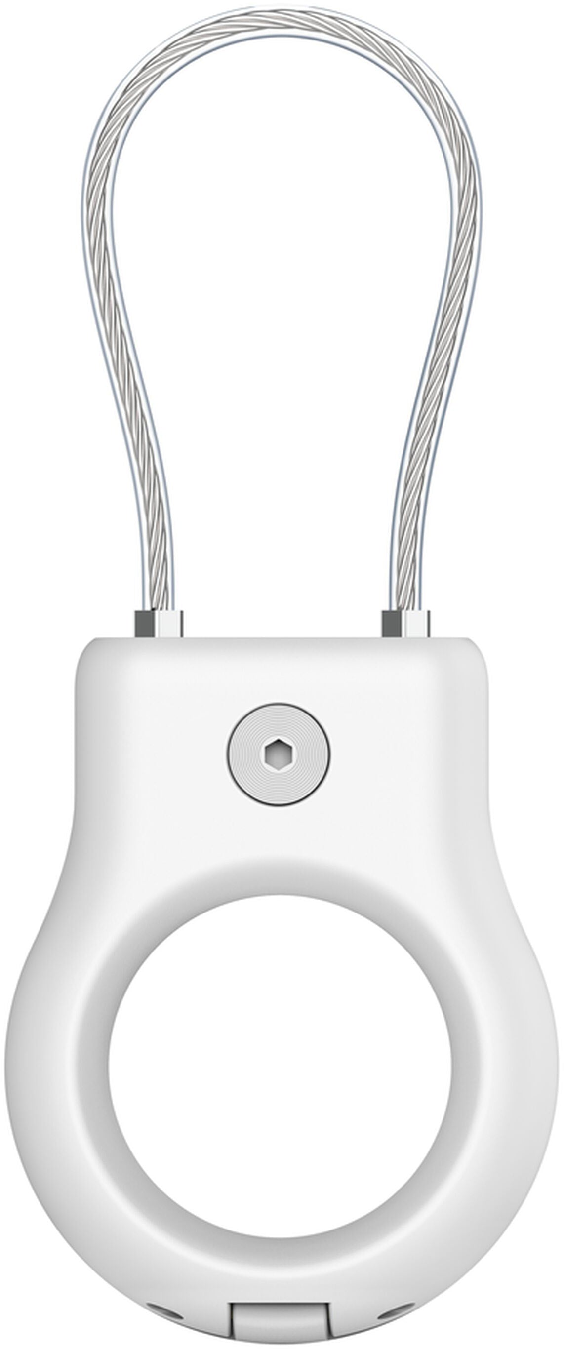 Belkin Wire Cable-fodral för Apple AirTag, Vit MSC009btWH