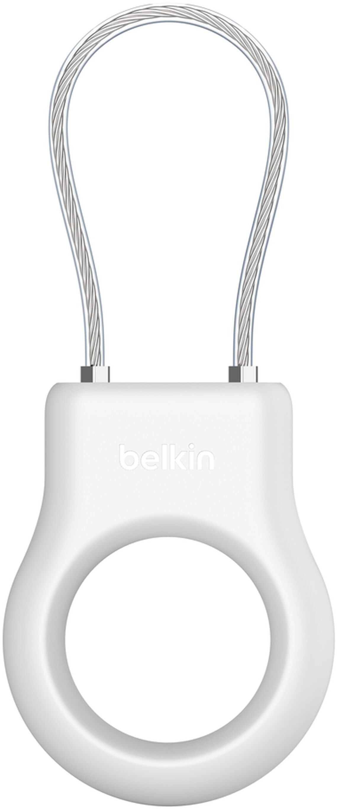 Belkin Wire Cable-fodral för Apple AirTag, Vit MSC009btWH