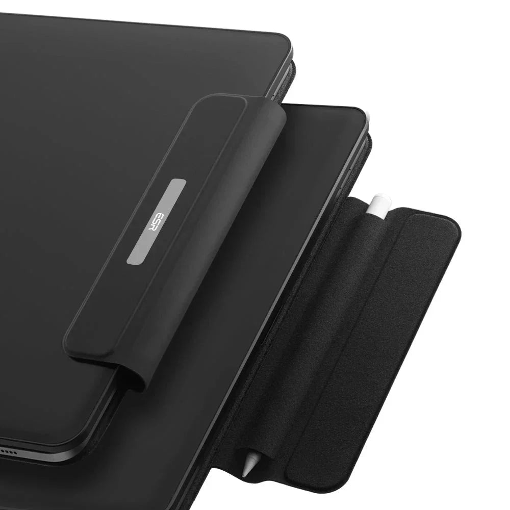 Fodral med tangentbord för Apple iPad (2025) / (2022), ESR, Rebound, Vit