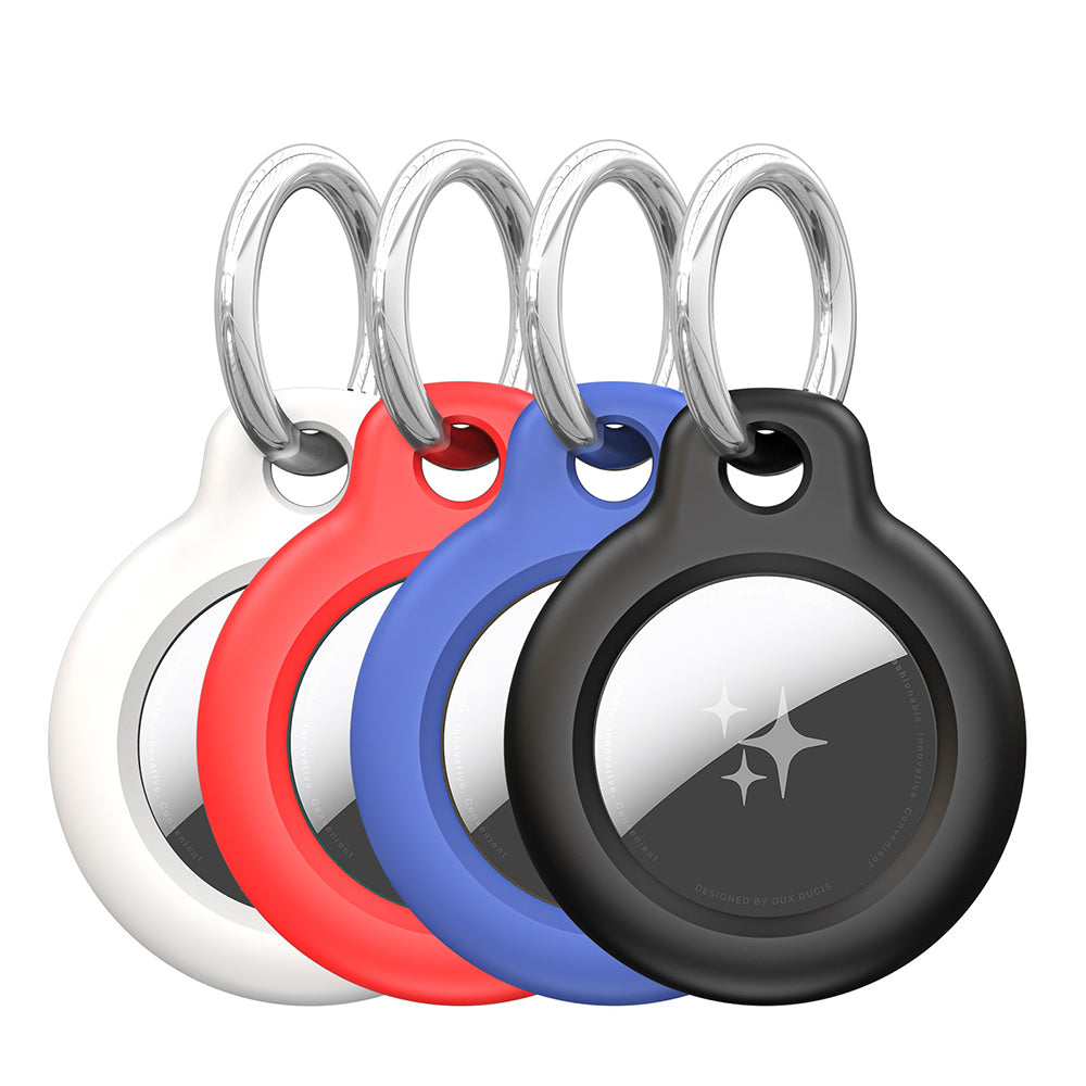 DUX DUCIS Secure fodral för Apple AirTag, Set med 4 stycken, Olika färger