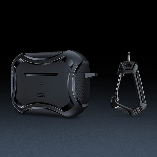 ESR Cyber Armor Tough fodral för Apple AirPods Pro Series, Svart
