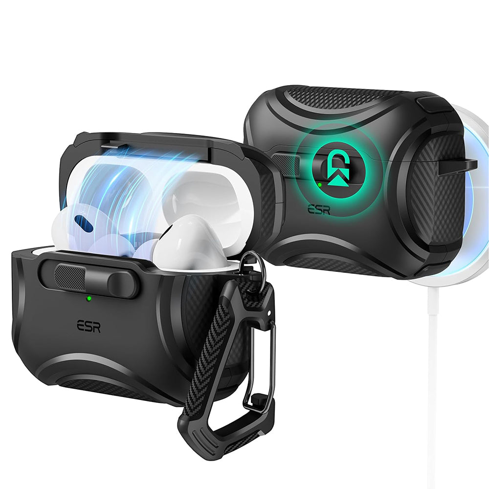 ESR Cyber fodral för Apple AirPods Pro Series, Svart