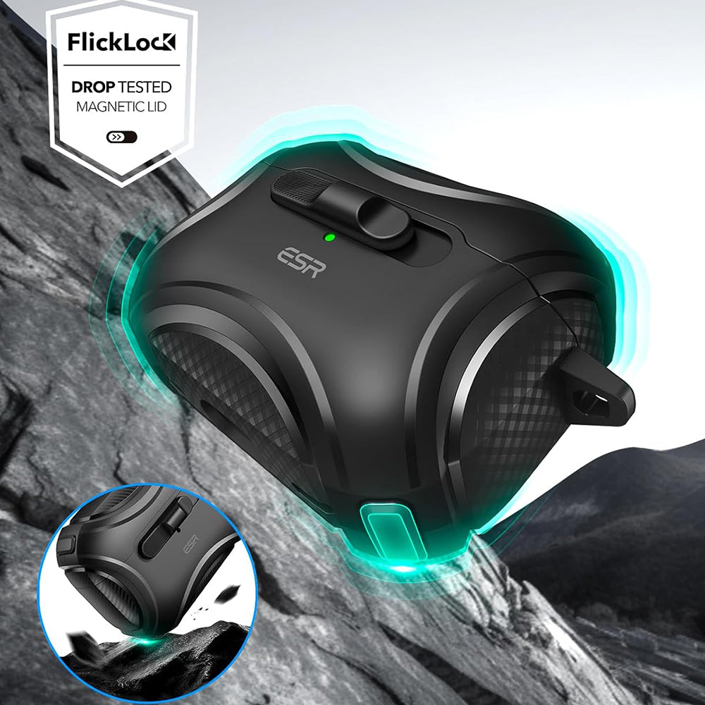 ESR Cyber fodral för Apple AirPods Pro Series, Svart