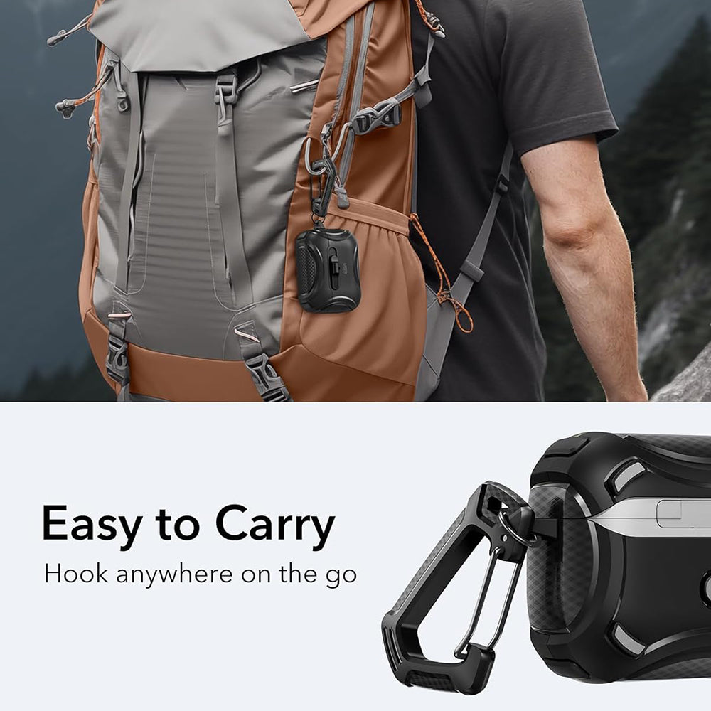 ESR Cyber fodral för Apple AirPods Pro Series, Svart