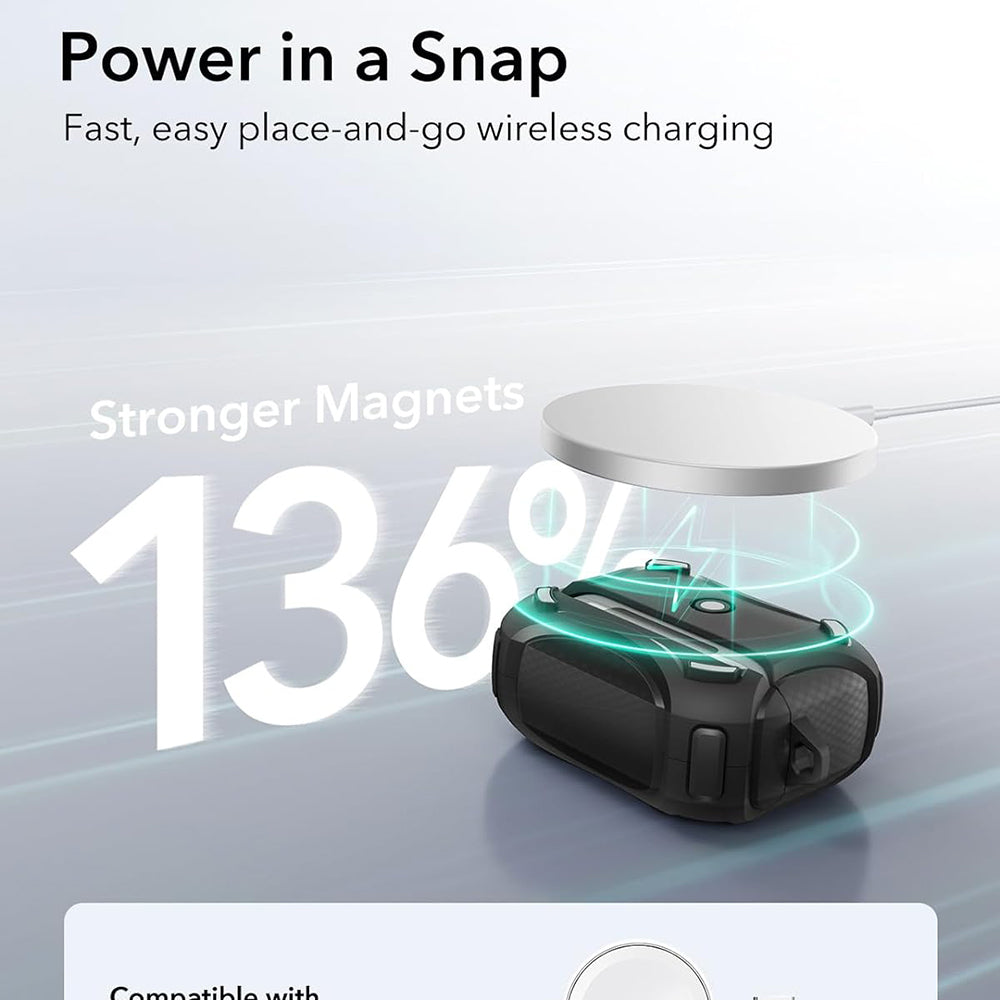 ESR Cyber fodral för Apple AirPods Pro Series, Svart