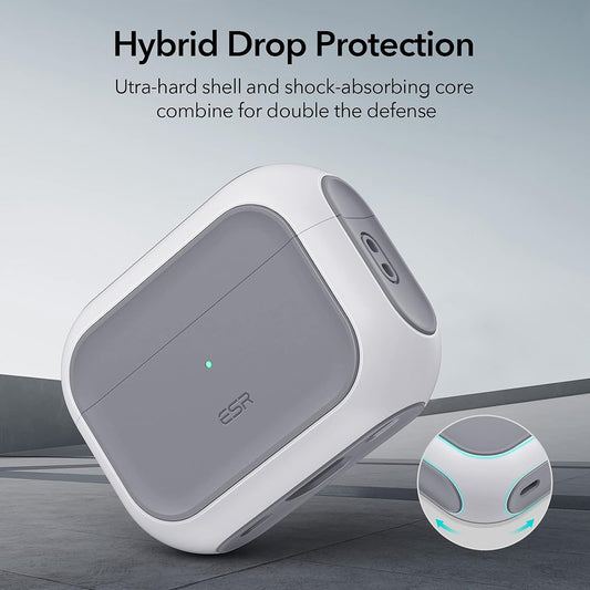 ESR Orbit Hybrid-skal för Apple AirPods Pro Series, Vit