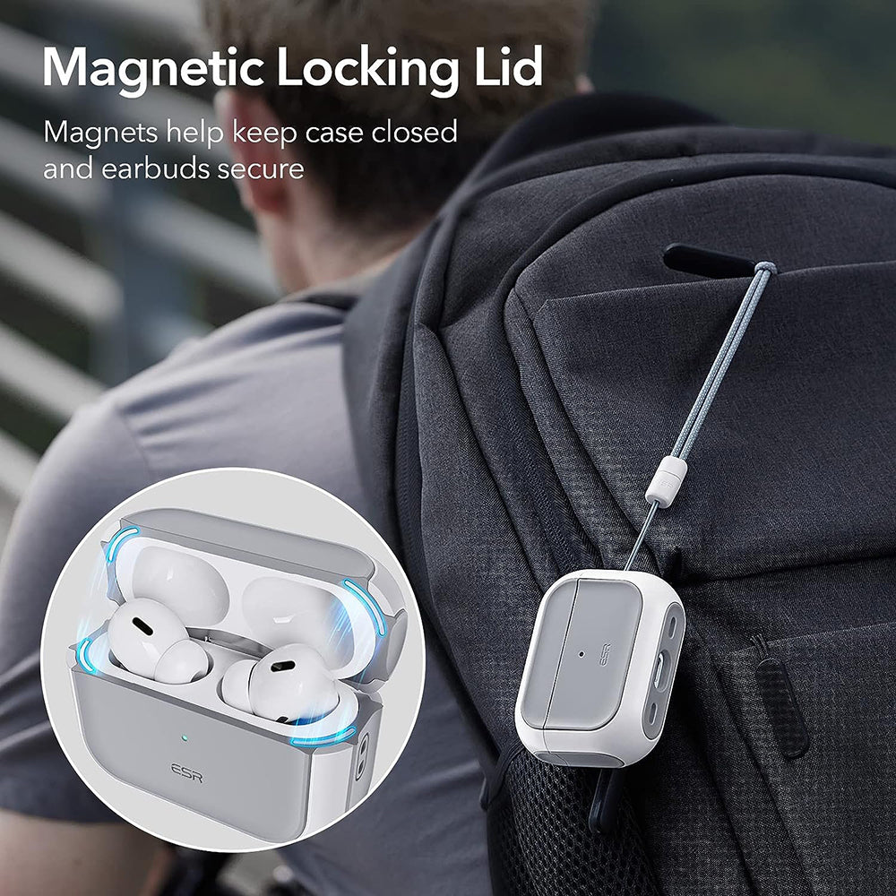 ESR Orbit Hybrid-skal för Apple AirPods Pro Series, Vit
