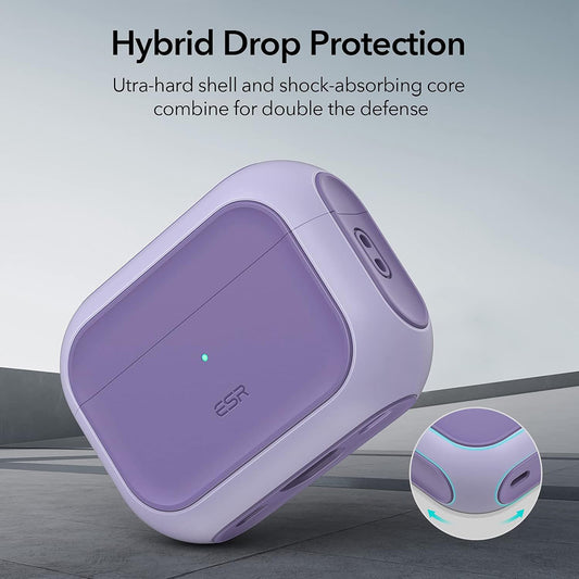 ESR Orbit Hybrid fodral för Apple AirPods Pro Series, Lila