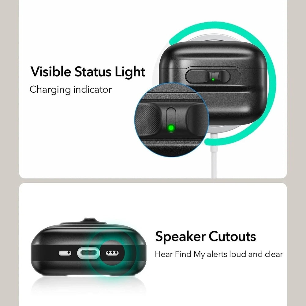 ESR Pulse Magnetic FlickLock-skal för Apple AirPods Pro 3, Vit