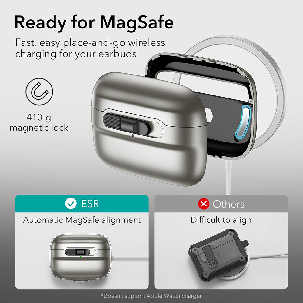 ESR Pulse fodral för Apple AirPods Pro Series, Grå