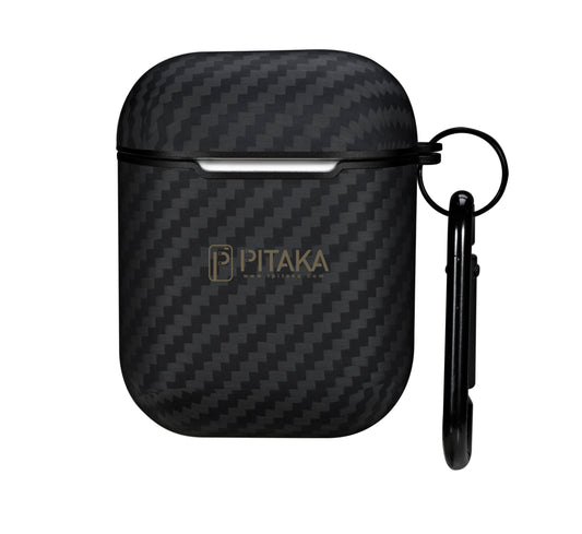 Pitaka Air Pal-fodral för Apple AirPods Gen 2 / Gen 1, svart APM1001 APM1001