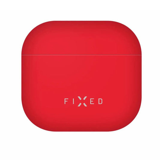 Fixed Silky fodral för Apple AirPods 4, Röd