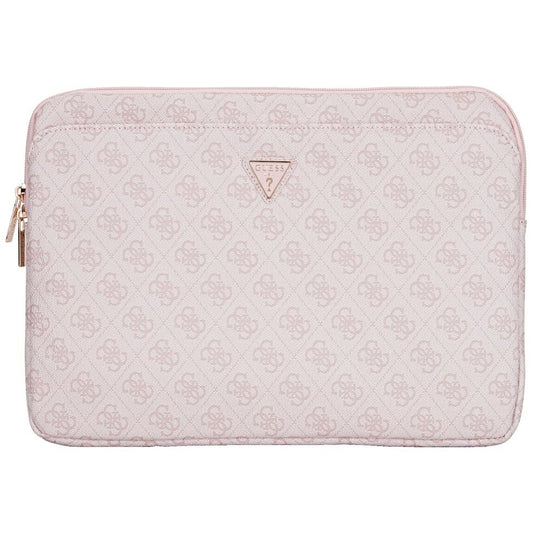 Guess 4G Triangle Logo fodral för 14-tums laptop, Rosa