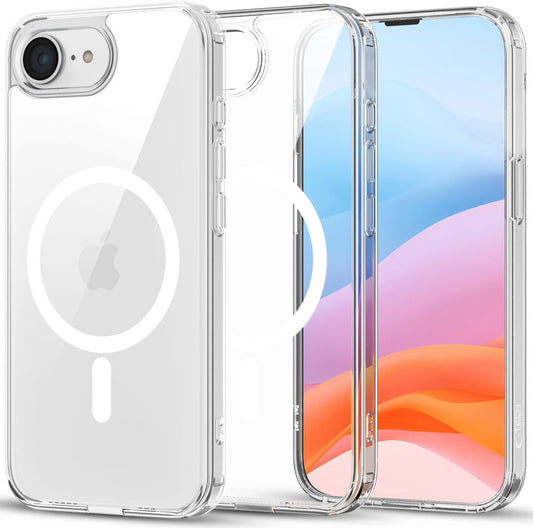 MagSafe-skal för Apple iPhone 16e, Tech-Protect, Flexair Hybrid, Transparent