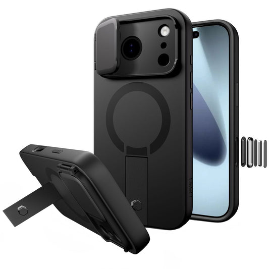 MagSafe-skal för Apple iPhone 17 Pro, Tech-Protect, Kevlar Aura, Svart