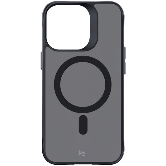MagSafe-fodral för Apple iPhone 15 Pro Max, 3MK, Smoke MagCase, Svart