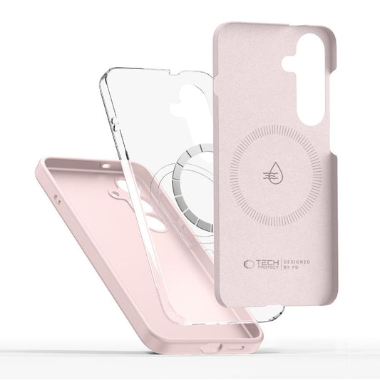 MagSafe-skal för Apple iPhone 16e, Tech-Protect, Liquid Silicone, Rosa