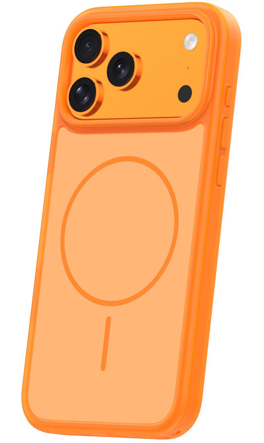 MagSafe-fodral för Apple iPhone 18 Pro Max / 17 Pro Max, OEM, Frame Thin Mag, Orange