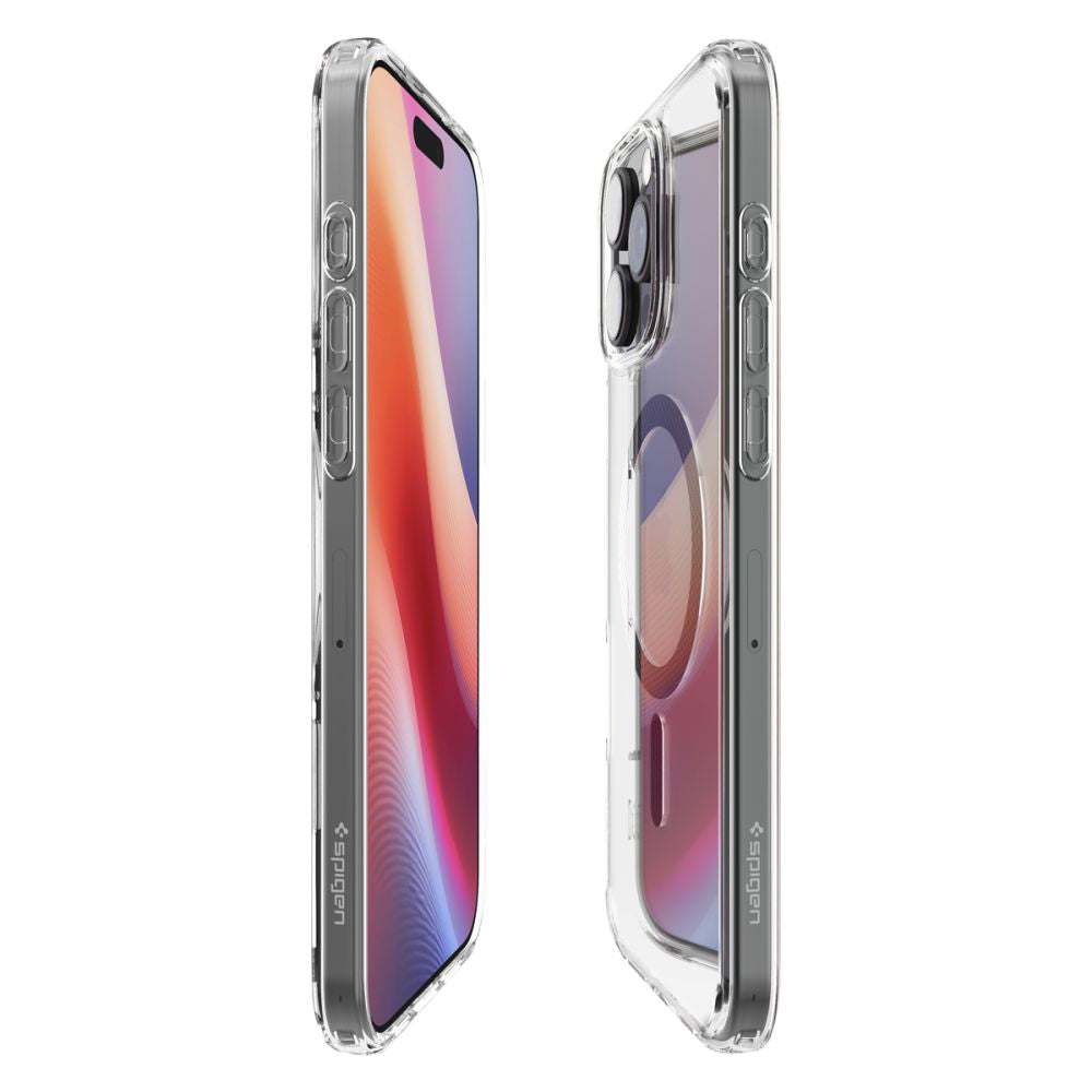 MagSafe-skal för Apple iPhone 16 Pro Max, Spigen, Ultra Hybrid Carbon, Grå ACS08000