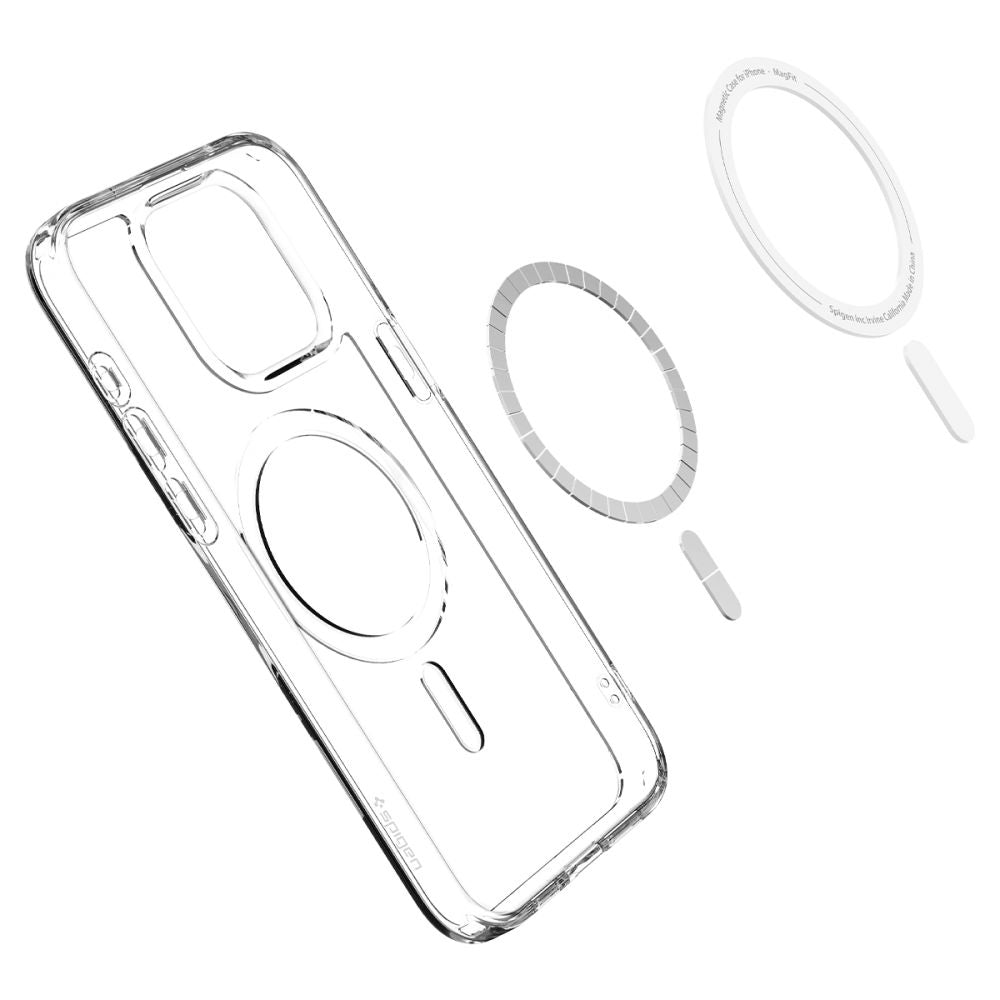 MagSafe-skal för Apple iPhone 15 Pro Max, Spigen, Ultra Hybrid, Vit ACS06576