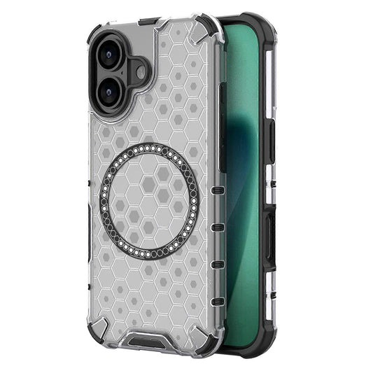 MagSafe-skal för Apple iPhone 17, Techsuit, HoneyComb Shield, Vit