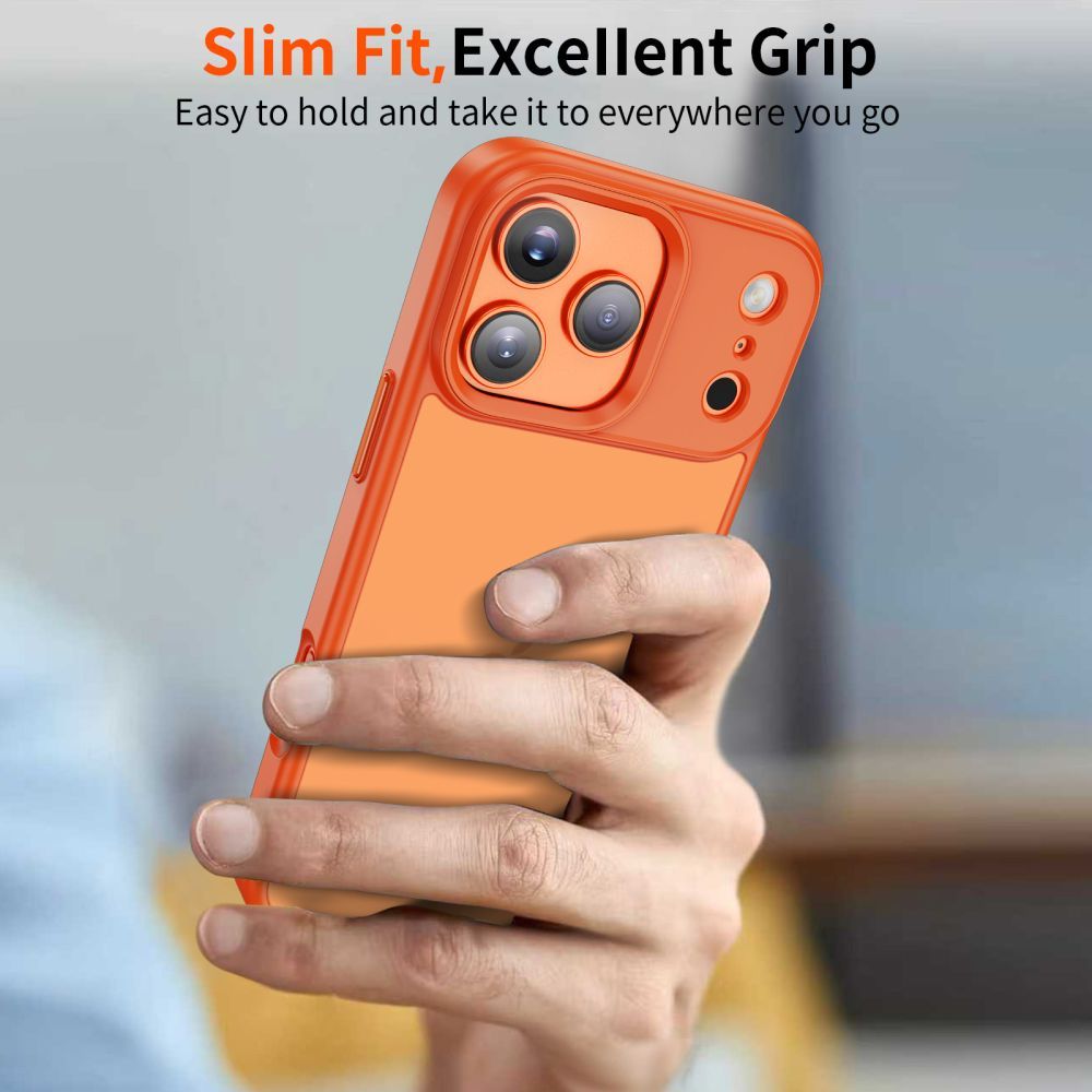 Skyddsfodral för Apple iPhone 17 Pro, Tech-Protect, Magmat, Matt Orange