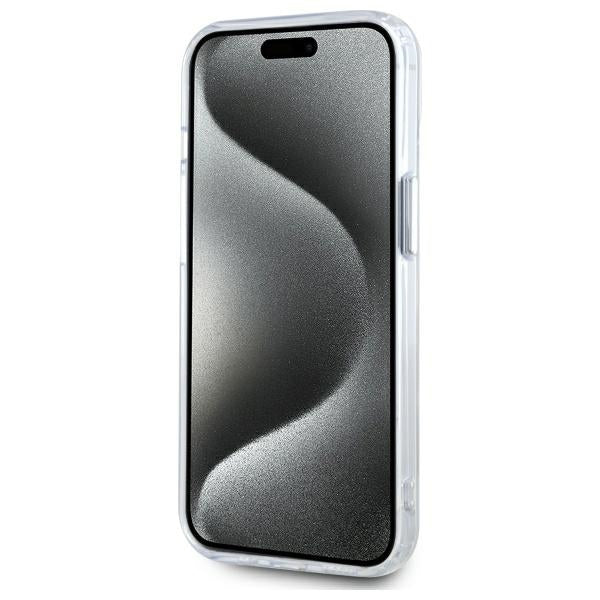 MagSafe-skal för Apple iPhone 14, Karl Lagerfeld, IML Metal Karl & Choupette's Heads, Vit