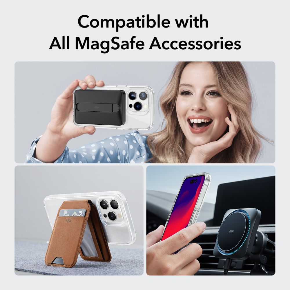MagSafe-skal för Apple iPhone 14 Pro, ESR, Classic Hybrid, Transparent