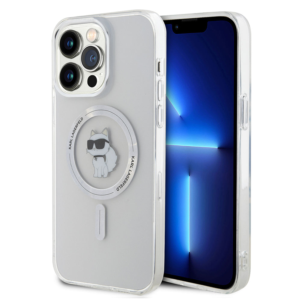 MagSafe-skal för Apple iPhone 14 Pro Max, Karl Lagerfeld, IML Choupette, Transparent