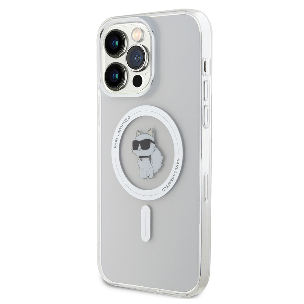 MagSafe-skal för Apple iPhone 14 Pro Max, Karl Lagerfeld, IML Choupette, Transparent