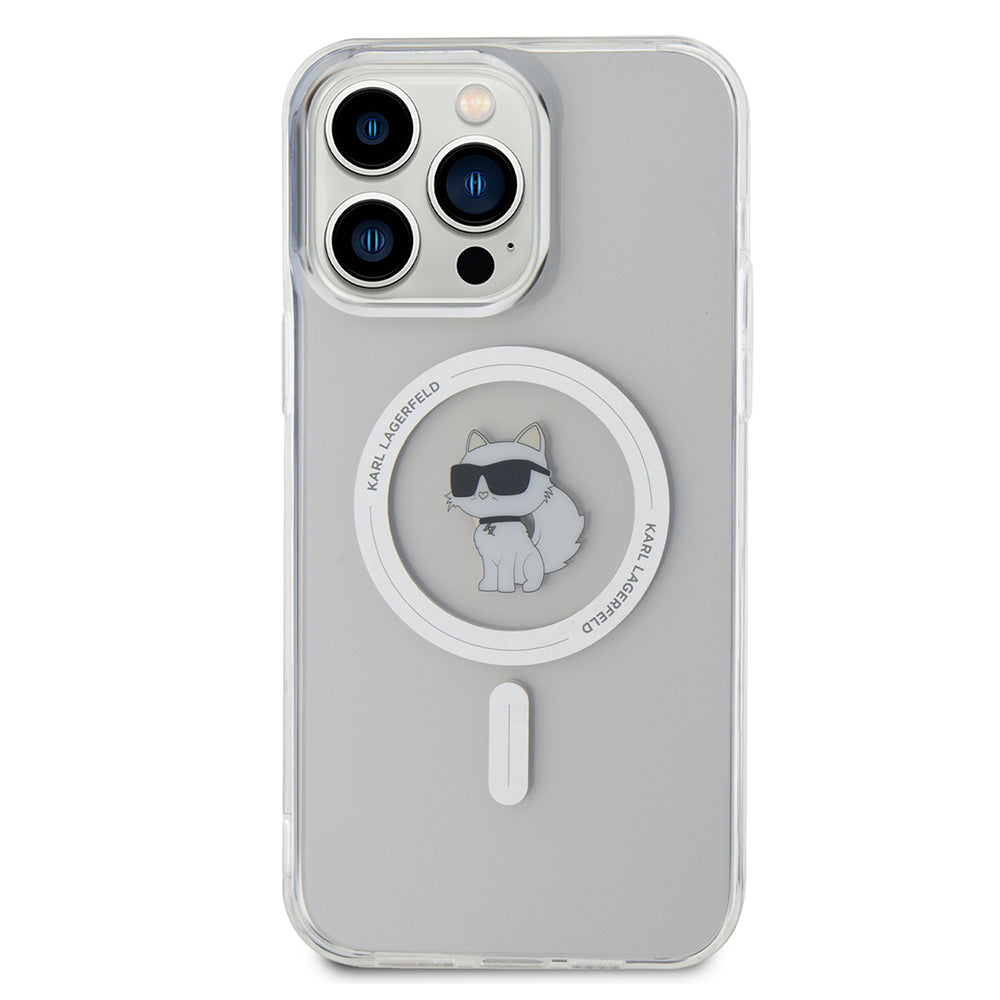 MagSafe-skal för Apple iPhone 14 Pro Max, Karl Lagerfeld, IML Choupette, Transparent