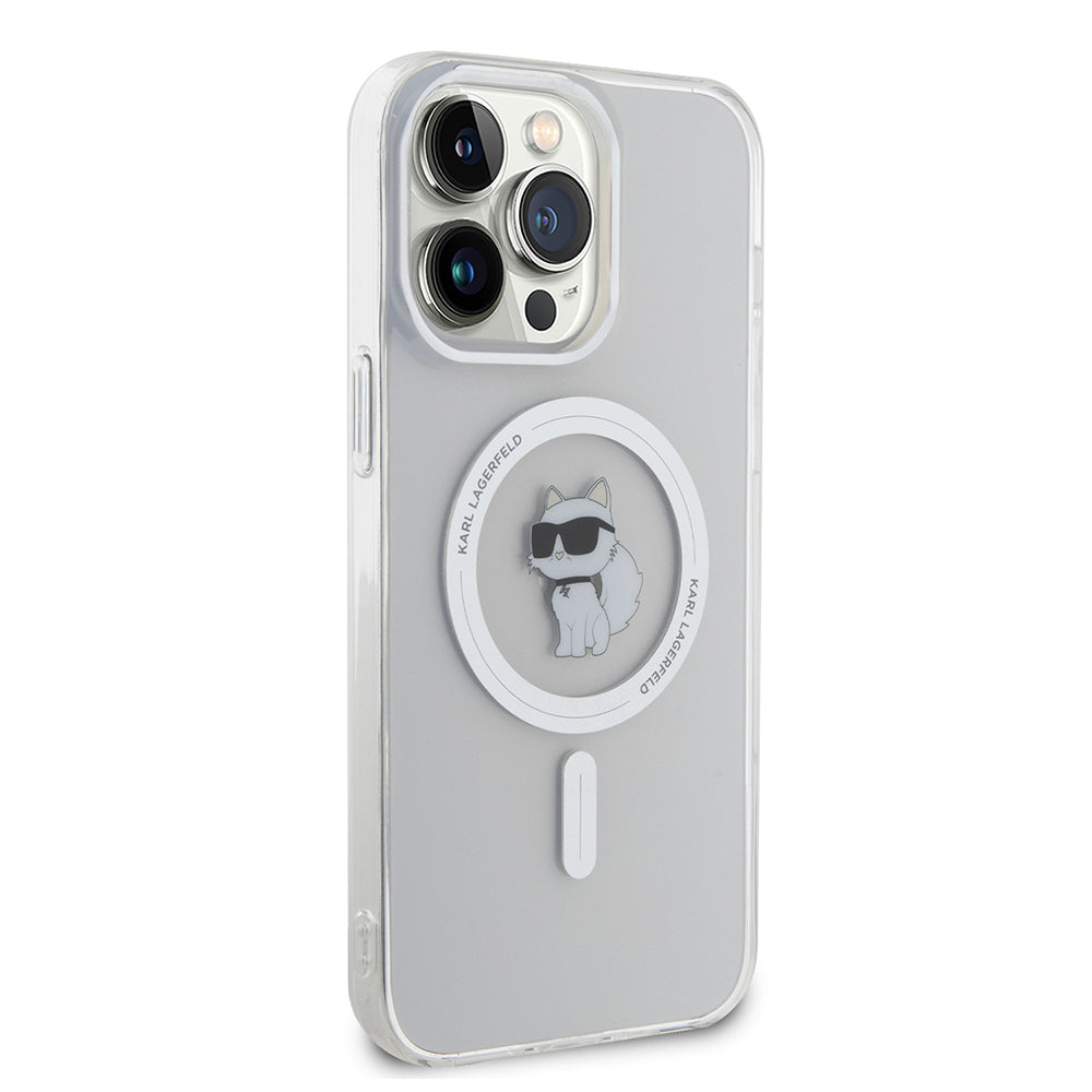 MagSafe-skal för Apple iPhone 14 Pro Max, Karl Lagerfeld, IML Choupette, Transparent