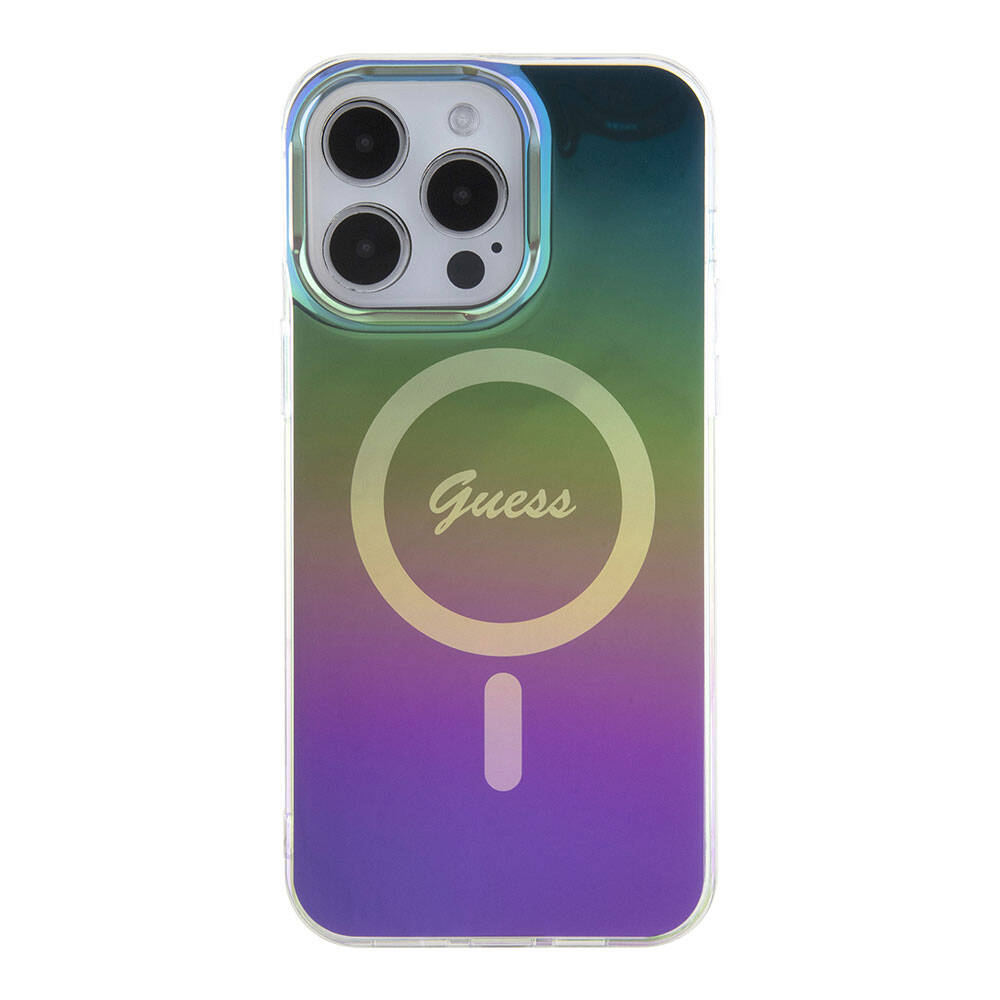 MagSafe-skal för Apple iPhone 15 Pro, Guess, IML Iridescent, Flerfärgad