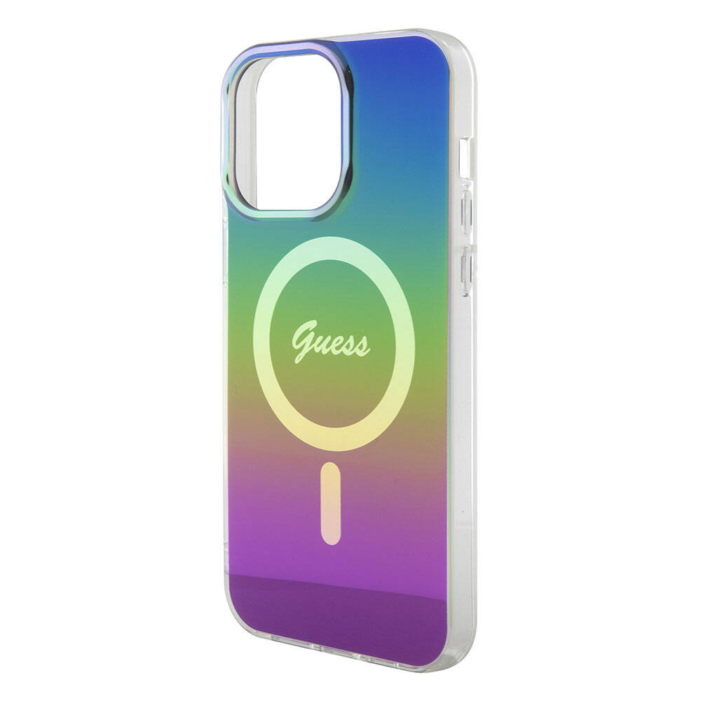 MagSafe-skal för Apple iPhone 15 Pro, Guess, IML Iridescent, Flerfärgad
