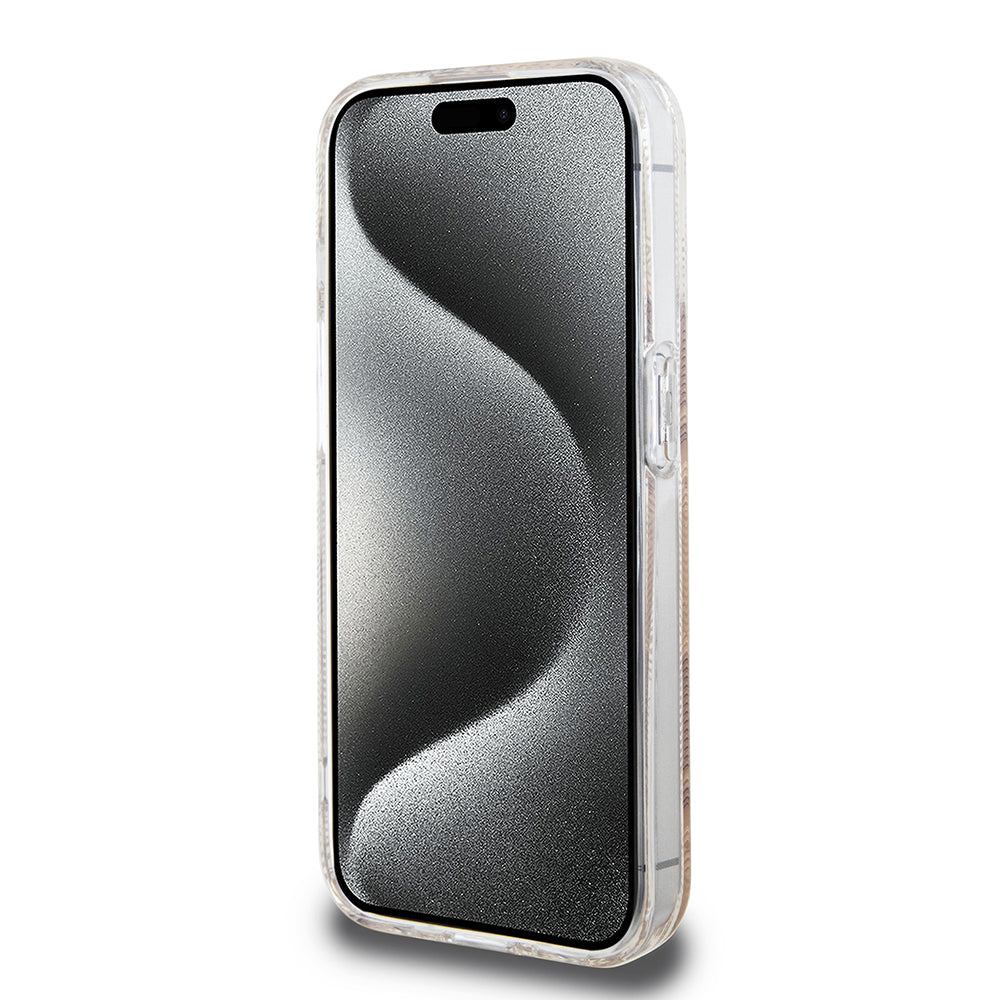 MagSafe-skal för Apple iPhone 15 Pro Max, Guess, IML Gcube, Brun