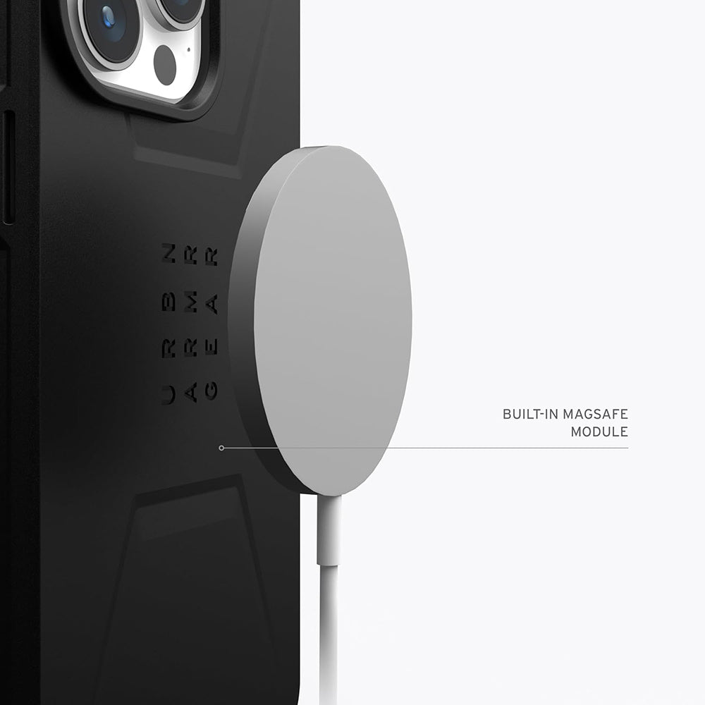 MagSafe-fodral för Apple iPhone 15 Pro Max, Urban Armor Gear, Essential Armor, Svart