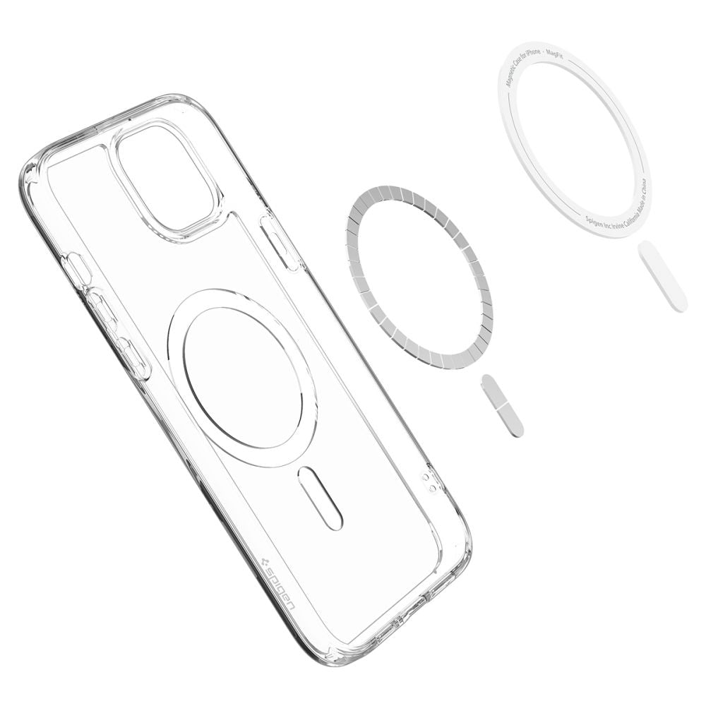 MagSafe-fodral för Apple iPhone 15, Spigen, Ultra Hybrid, Vit ACS06802