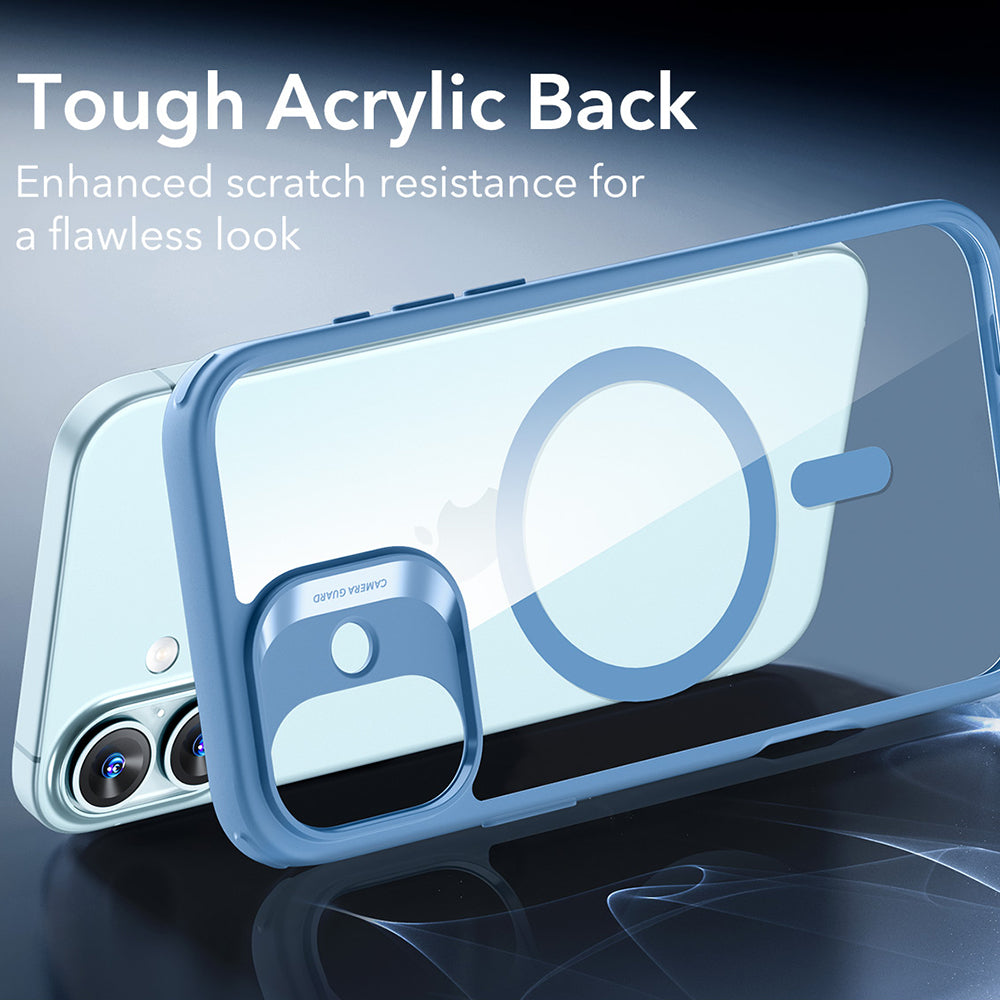 MagSafe-skal för Apple iPhone 16, ESR, Classic Hybrid, Transparent Blå
