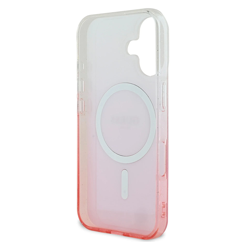 MagSafe-skal för Apple iPhone 16, Guess, IML Glitter Gradient, Brun