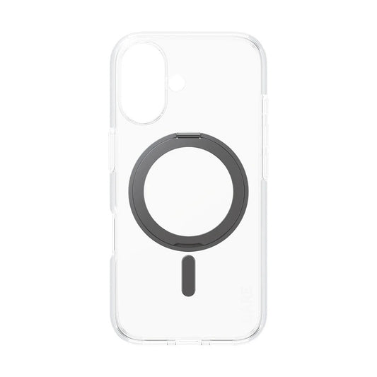 MagSafe-skal för Apple iPhone 16, PanzerGlass, Care Feature Kickstand, Svart Transparent