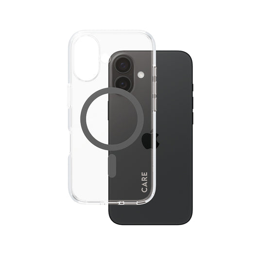 MagSafe-skal för Apple iPhone 16, PanzerGlass, Care Urban Combat, Svart Transparent