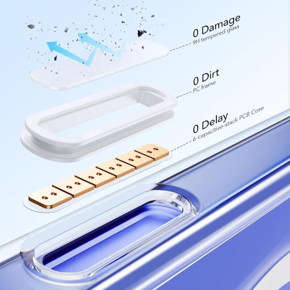 MagSafe-skal för Apple iPhone 16 Plus, ESR, Classic Hybrid Kickstand Slide, Transparent