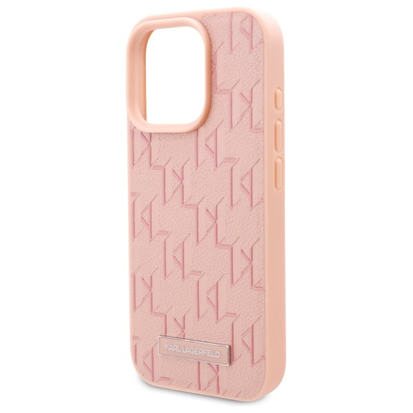 MagSafe Case for Apple iPhone 16 Pro, Karl Lagerfeld, Hot Stamp, Pink
