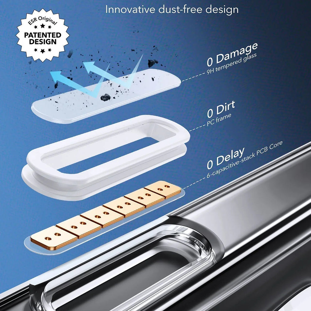 MagSafe-skal för Apple iPhone 16 Pro Max, ESR, Classic Hybrid Slide, Satinsvart
