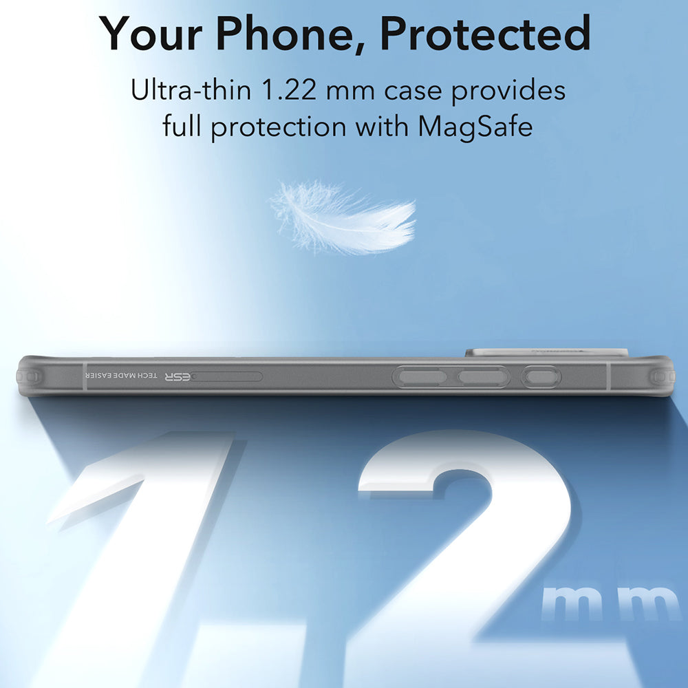 MagSafe-skal för Apple iPhone 16 Pro Max, ESR, Zero, Satin Grå