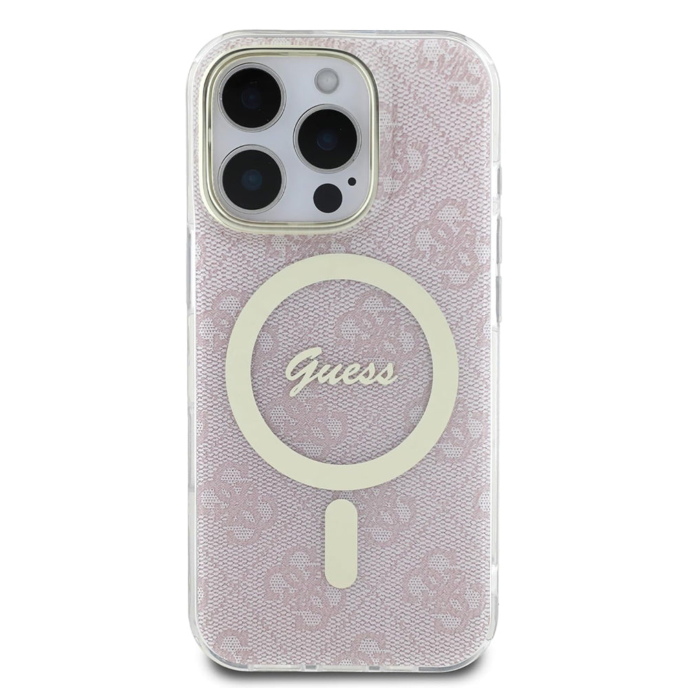 MagSafe-skal för Apple iPhone 16 Pro Max, Guess, IML 4G, Rosa
