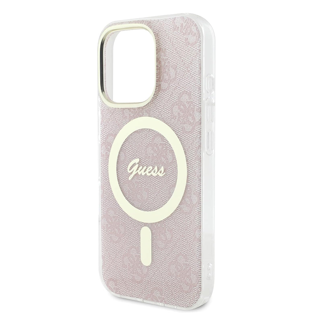 MagSafe-skal för Apple iPhone 16 Pro Max, Guess, IML 4G, Rosa