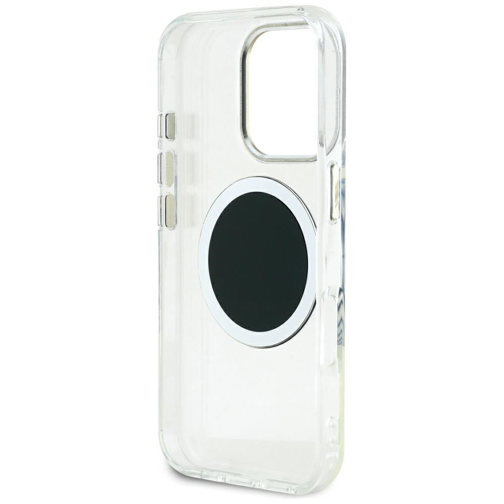 MagSafe-skal för Apple iPhone 16 Pro Max, Guess, IML Metal Colored Circle, Svart