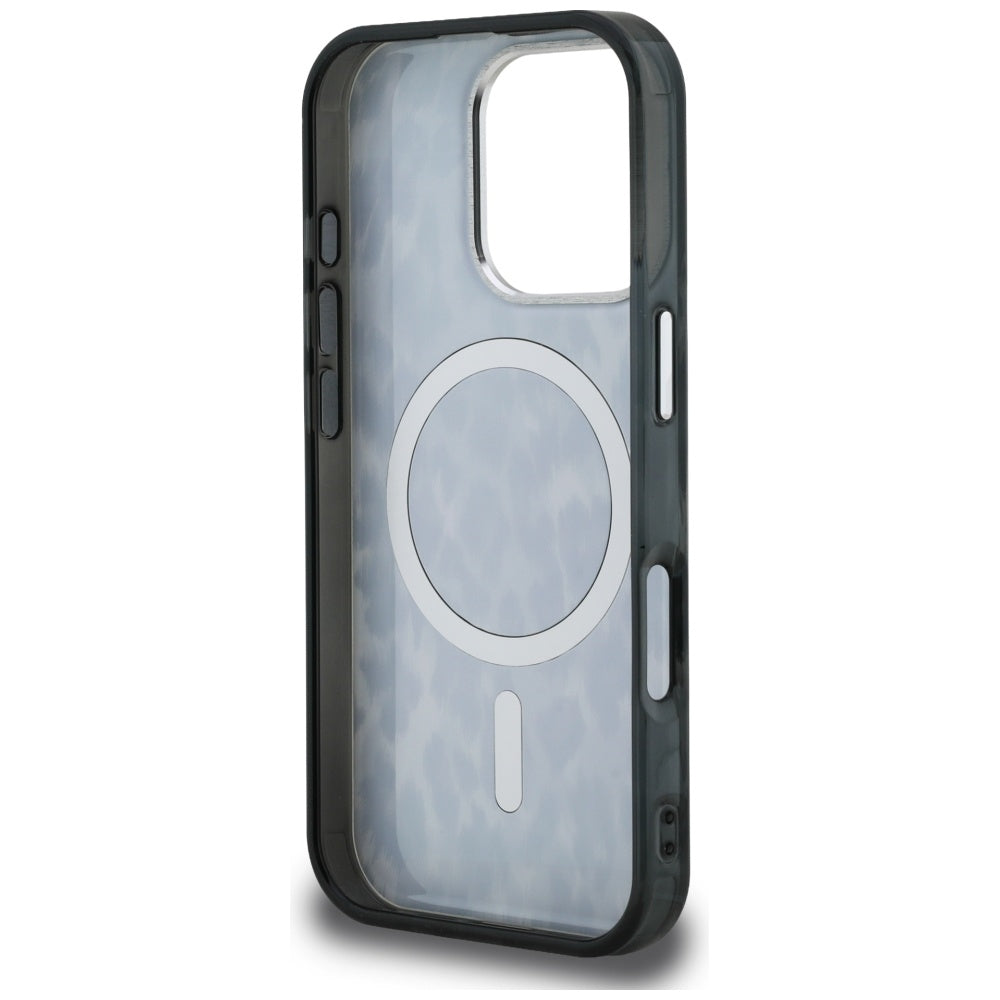 MagSafe-skal för Apple iPhone 16 Pro Max, Karl Lagerfeld, IML Leopardmönster, Svart